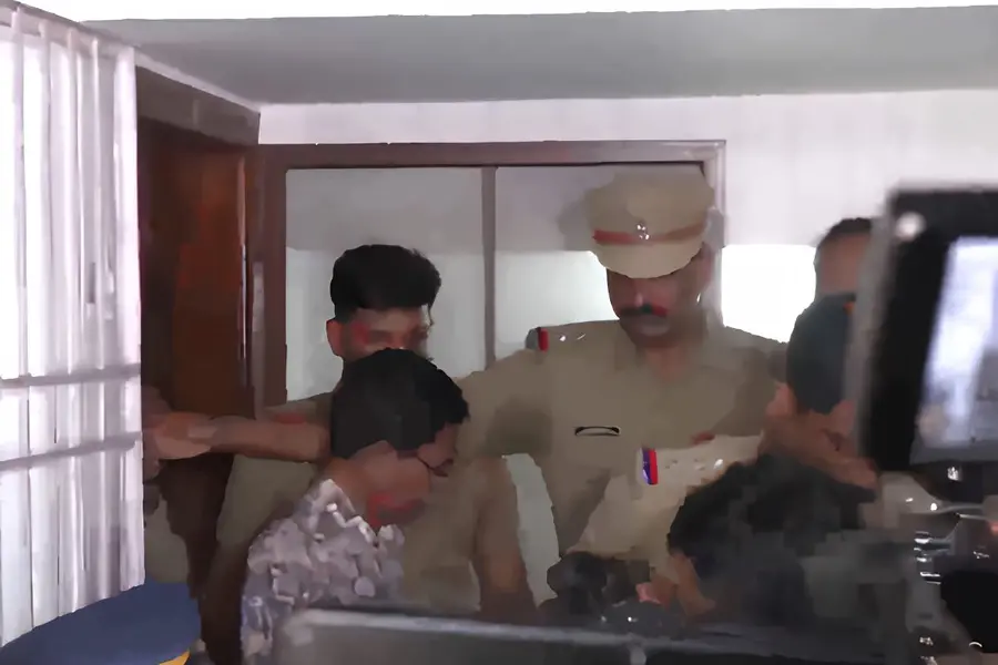 TG Mohandas taken into custody
